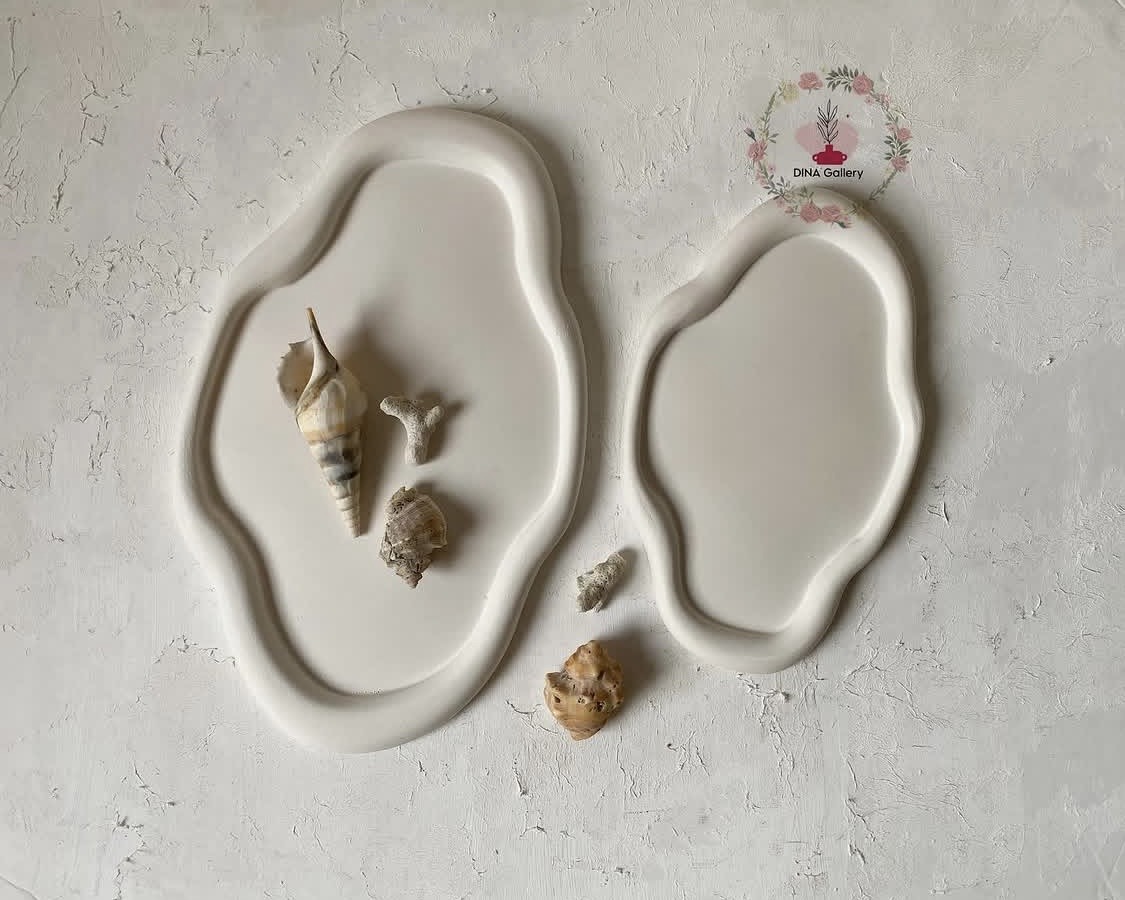 سینی بیضی دفرمه مینیمال