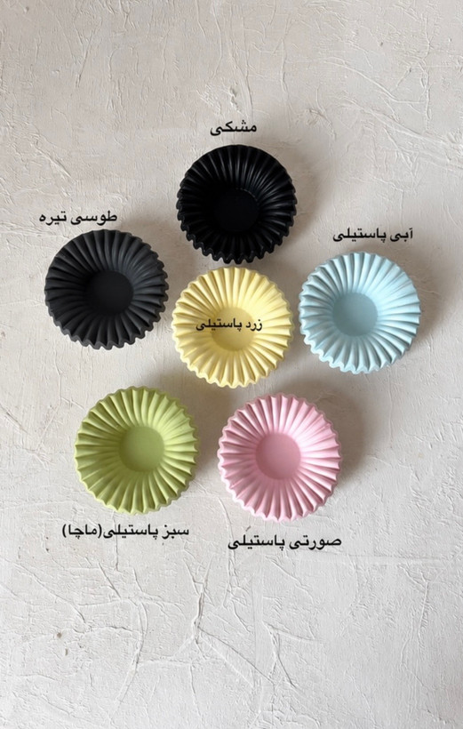 پیاله صدف مینیمال بتنی